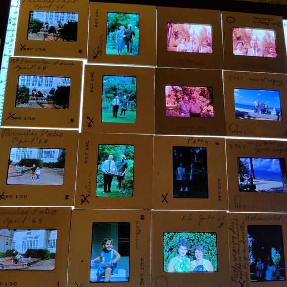 Original Red Kodachrome Slide 1961-1964 Family, Kids Lake Tahoe Lot Of 16 - Picture 1 of 10